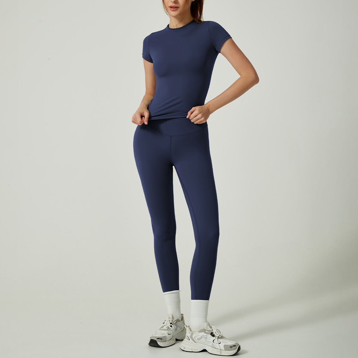 Women's 2-Piece Sports Set – Nylon/Spandex, Shaping Effect, 3 Configurations