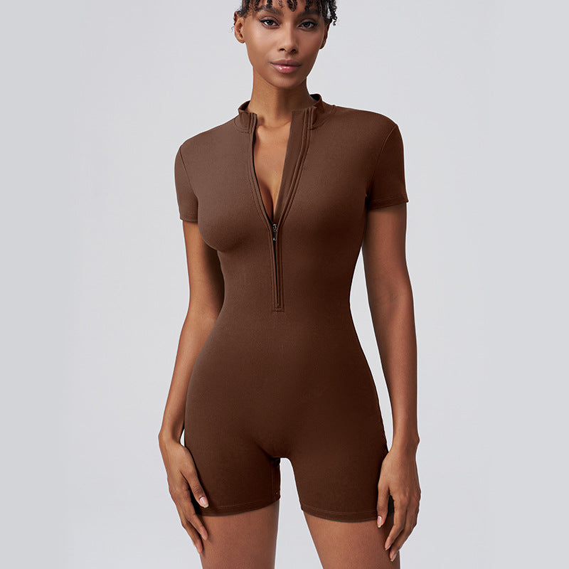 Women's Sport Jumpsuit with Integrated Shorts