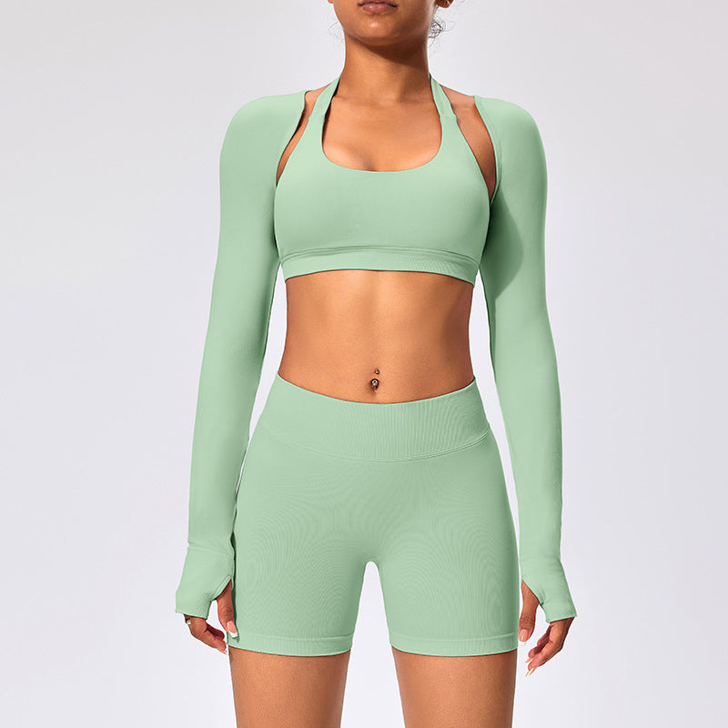 Châle Veste de Yoga Courte Slim – Séchage Rapide Respirant