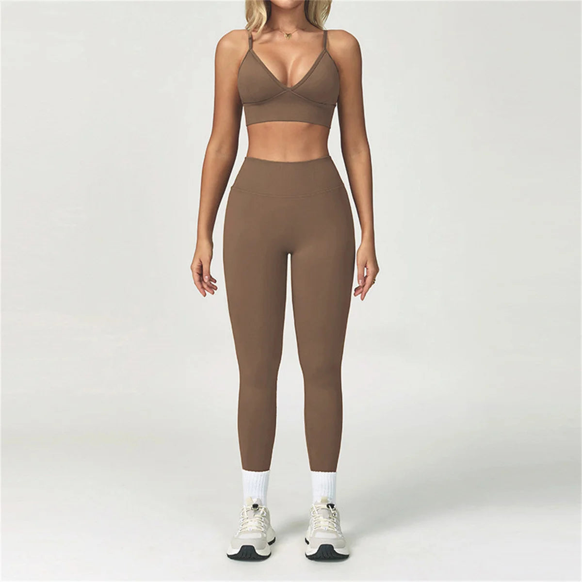 2 or 3 Piece Seamless Yoga Set – Bra, Leggings & Shorts