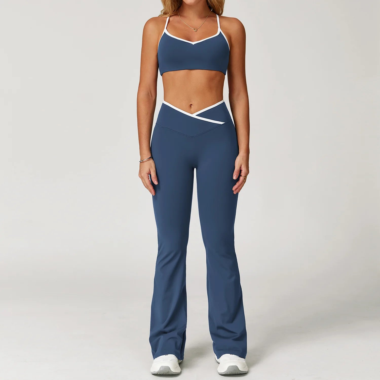 2-Piece Yoga Set - Bra & High-Waisted Shaping Leggings