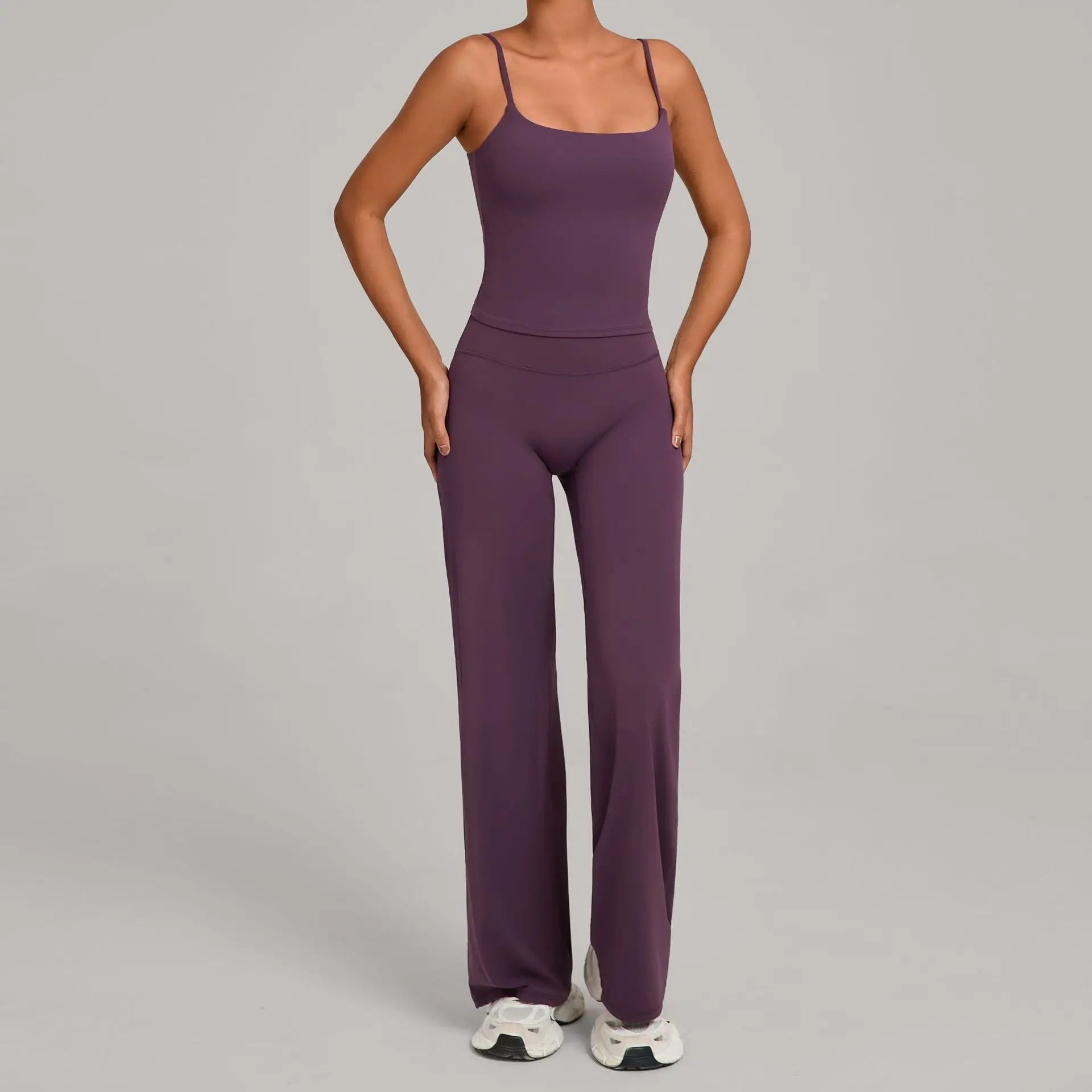 2-Piece Seamless Yoga Set – Second Skin Effect High Waist Top & Leggings