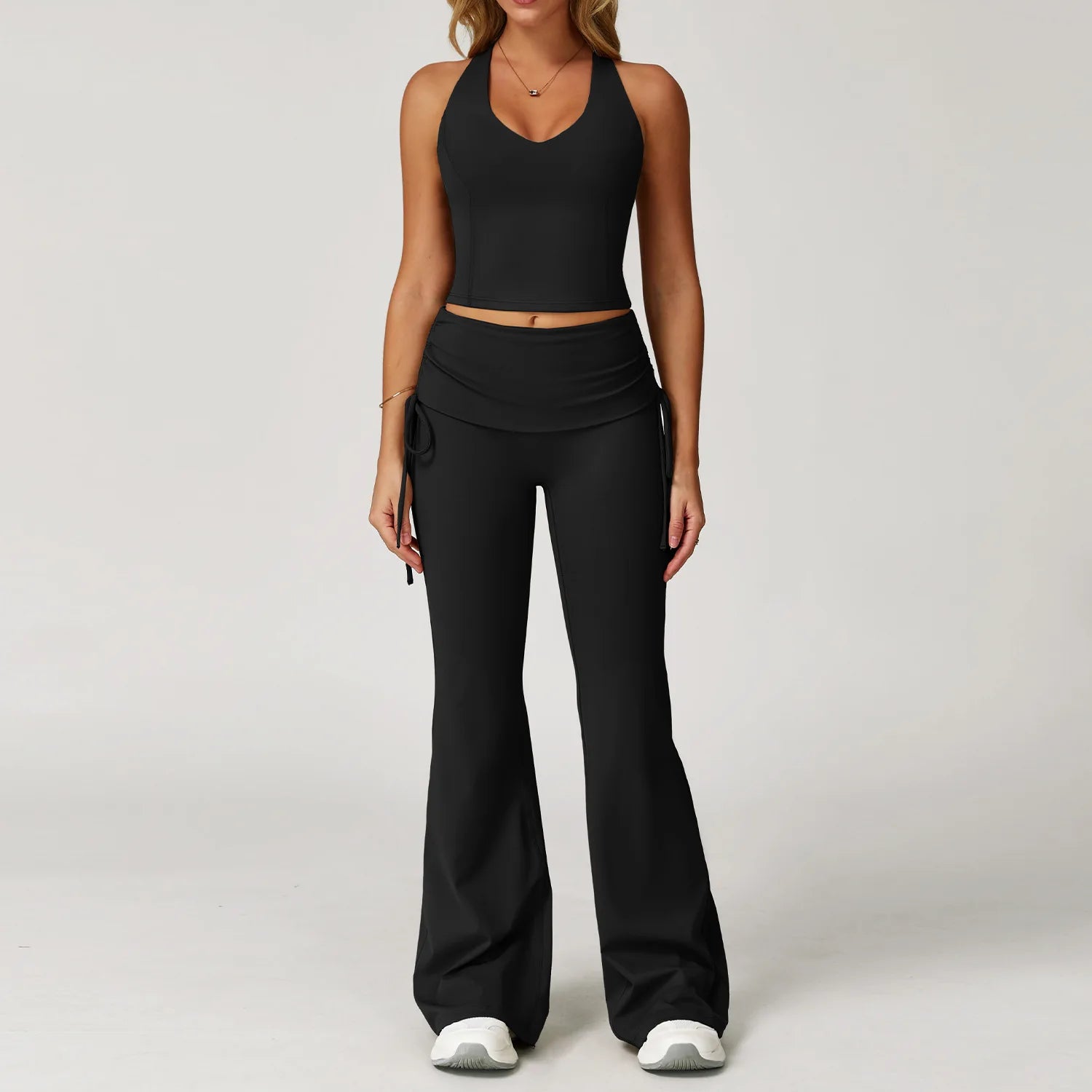 2-Piece Women's Yoga Set — Sports Bra & High-Waisted Leggings