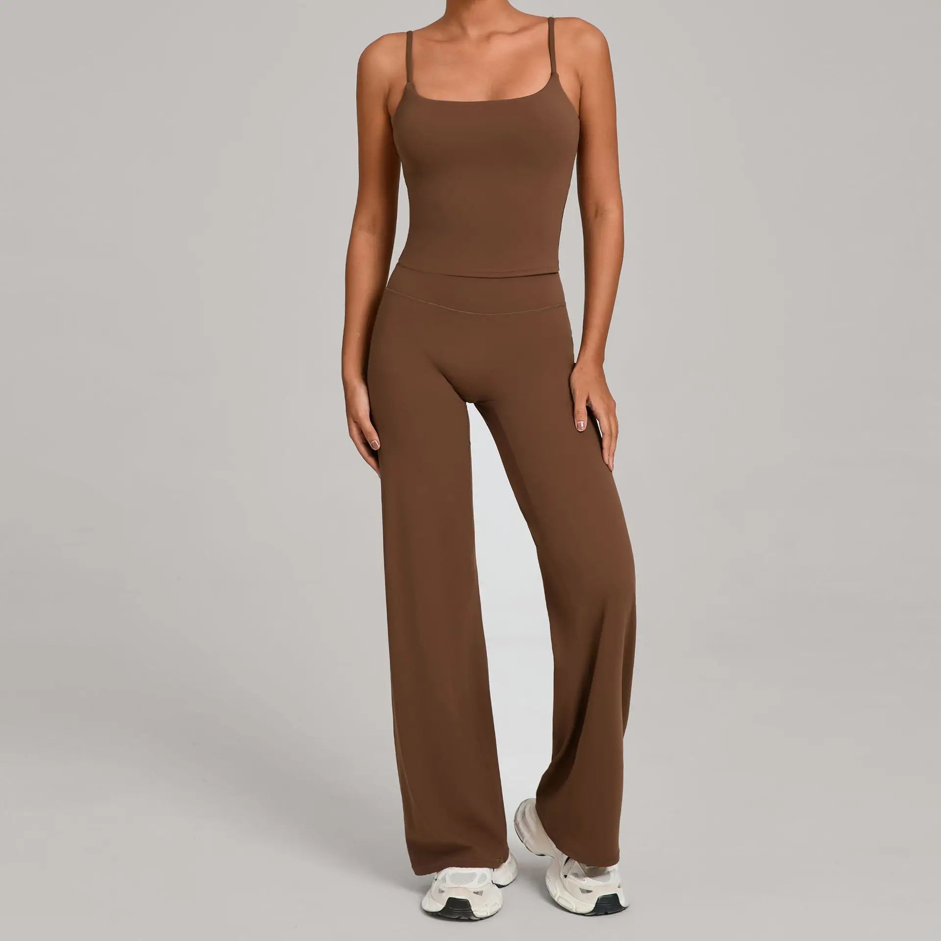 2-Piece Seamless Yoga Set – Second Skin Effect High Waist Top & Leggings