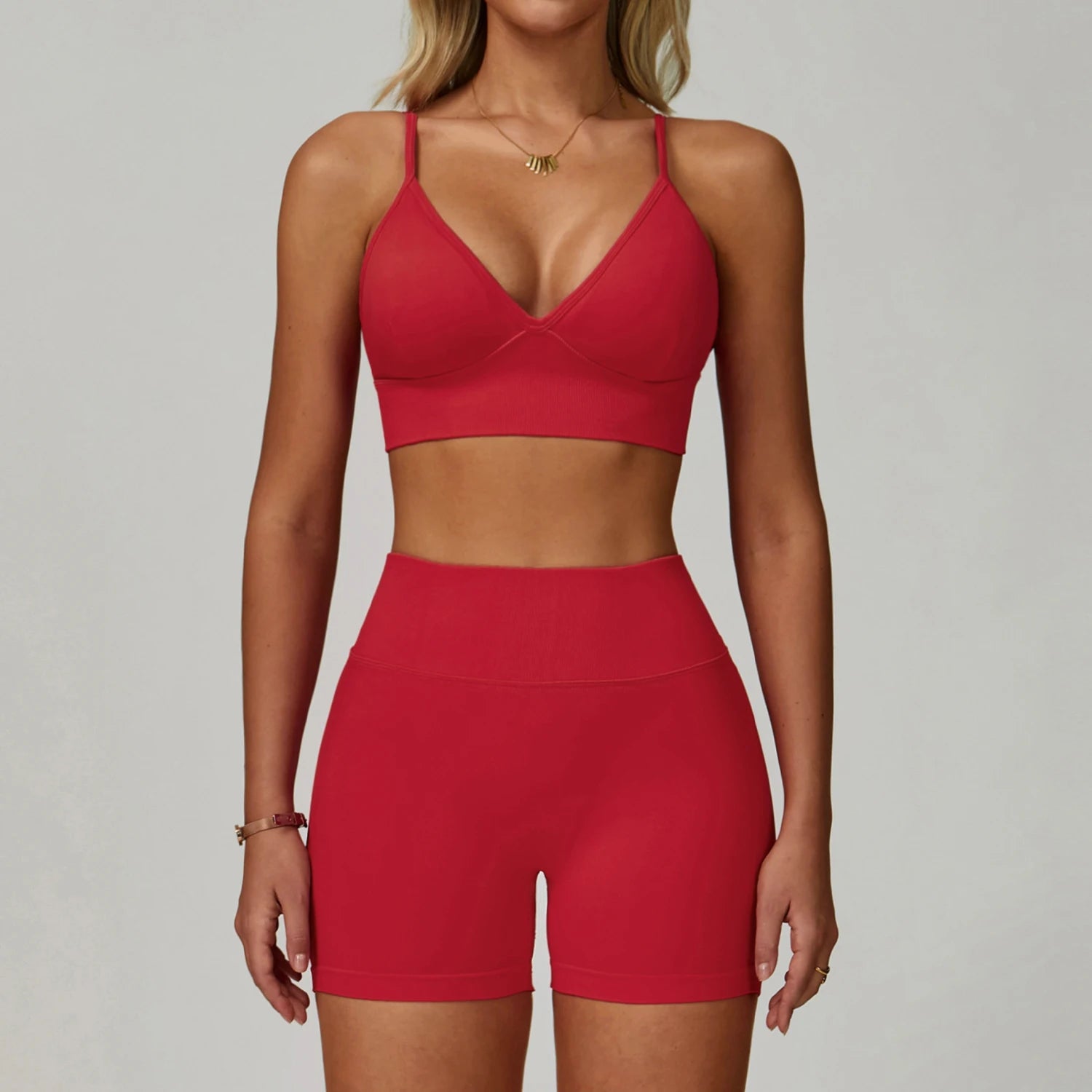 2 or 3 Piece Seamless Yoga Set – Bra, Leggings & Shorts