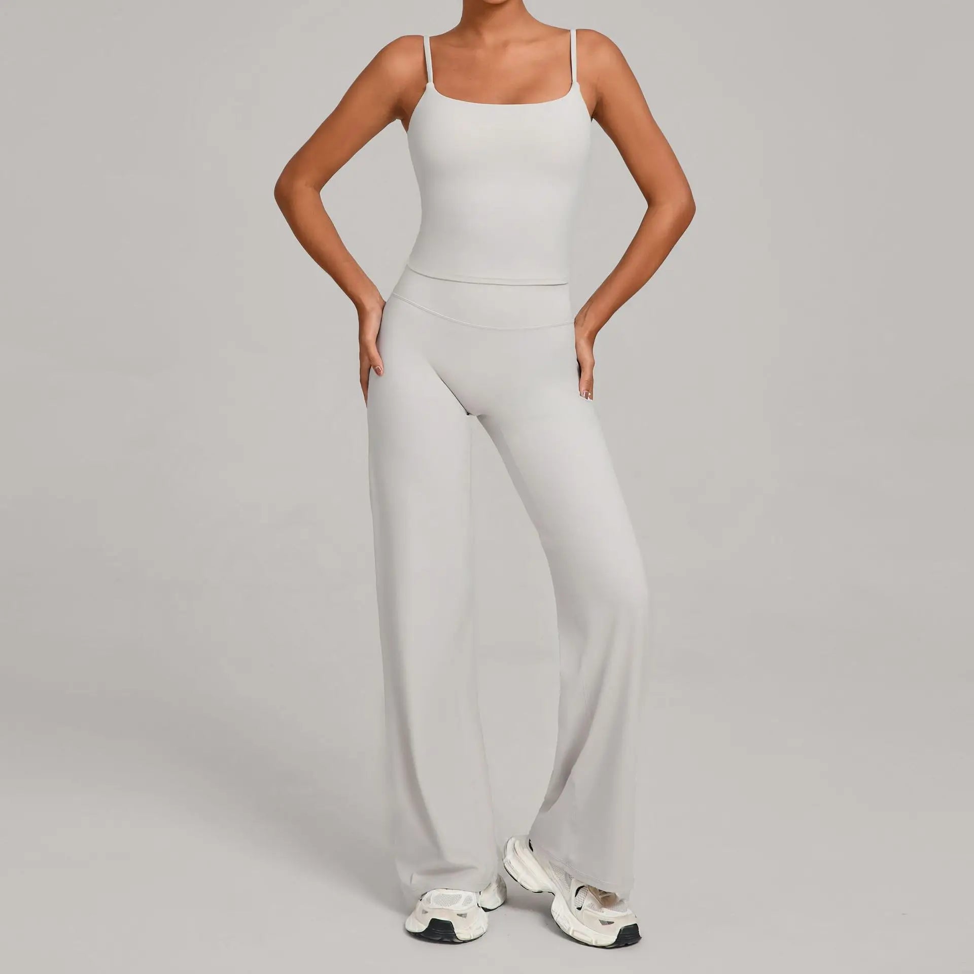 2-Piece Seamless Yoga Set – Second Skin Effect High Waist Top & Leggings