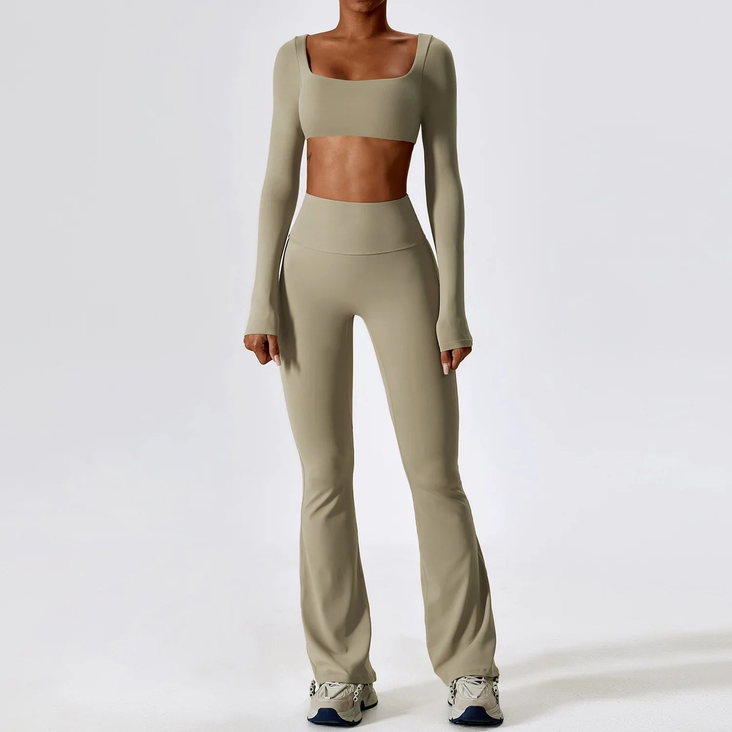 Women's Seamless 2-Piece Yoga Set — Bra & High-Waisted Leggings