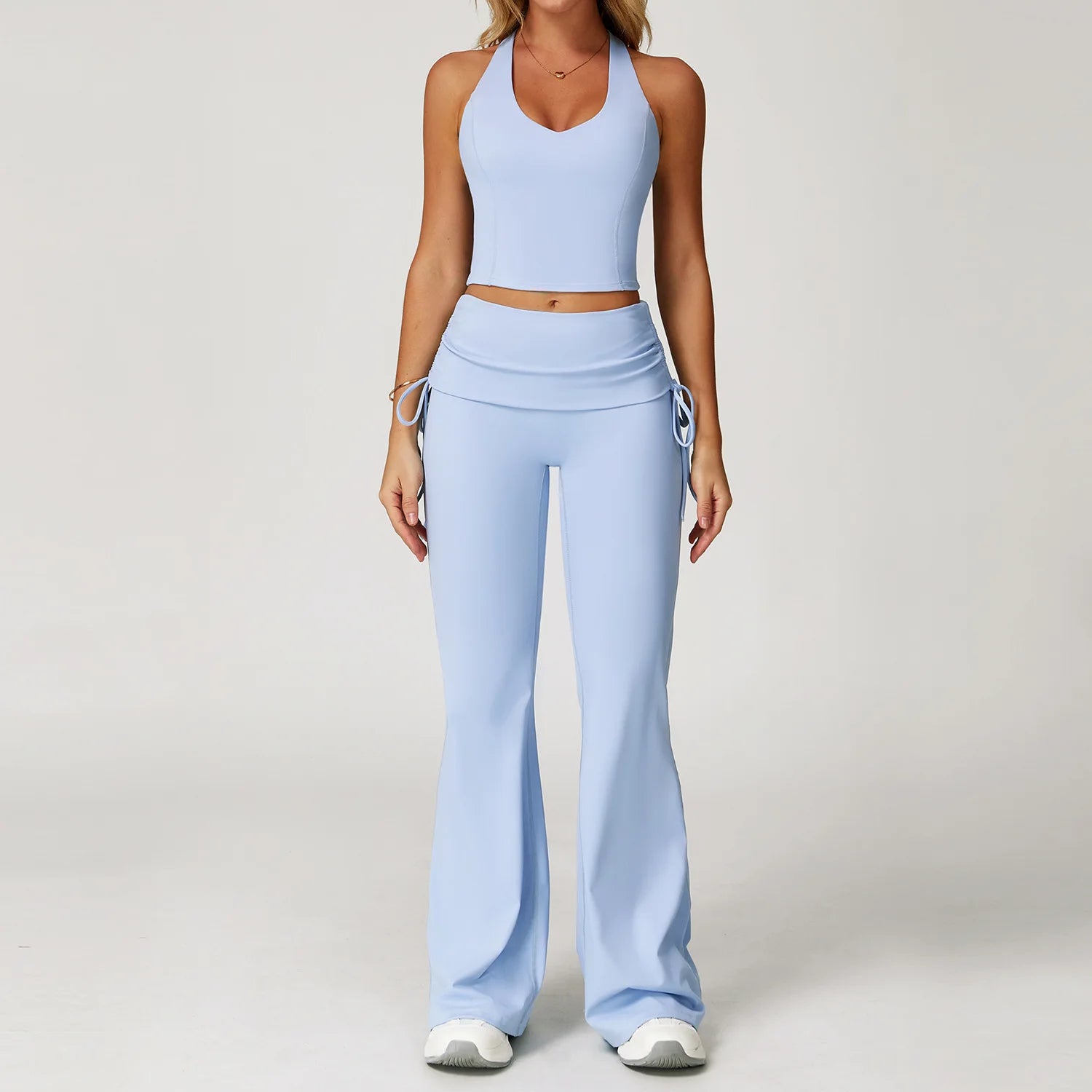 2-Piece Women's Yoga Set — Sports Bra & High-Waisted Leggings