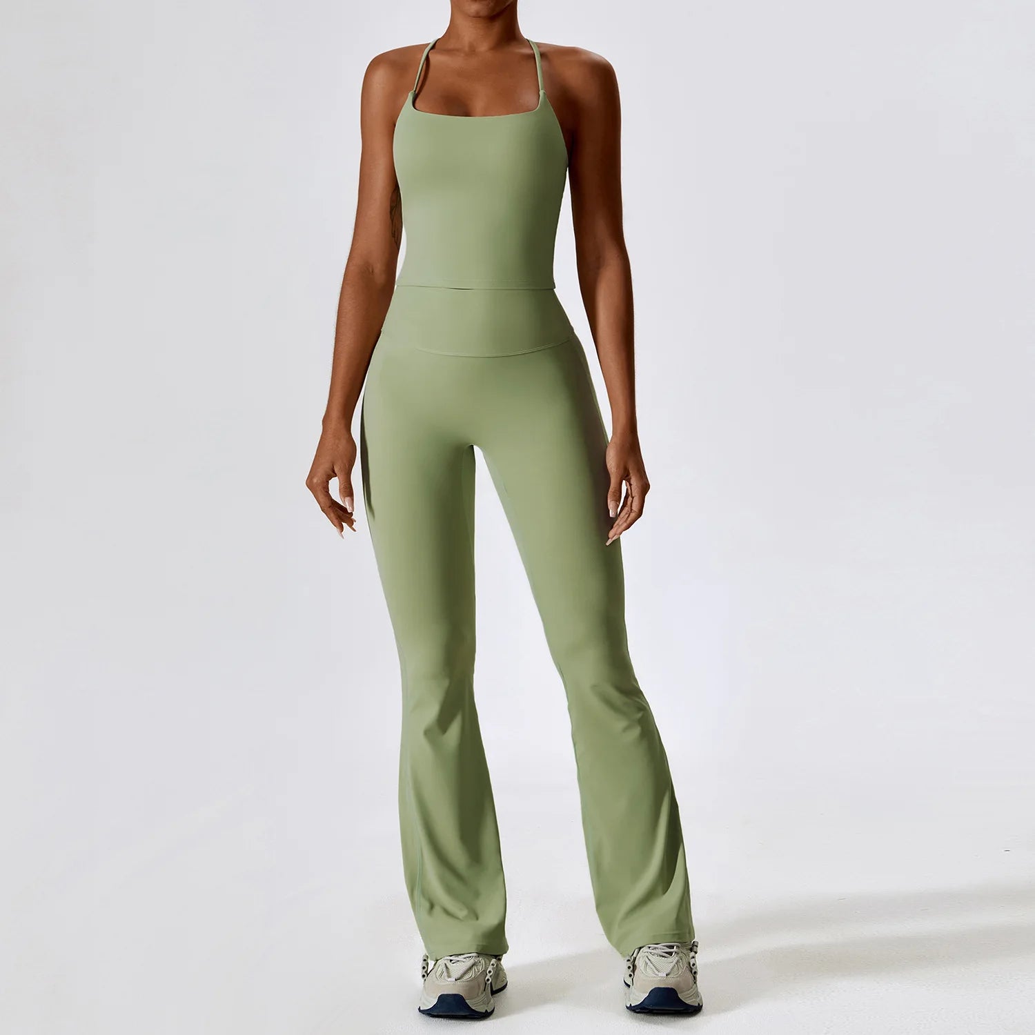 Women's Seamless 2-Piece Yoga Set — Bra & High-Waisted Leggings