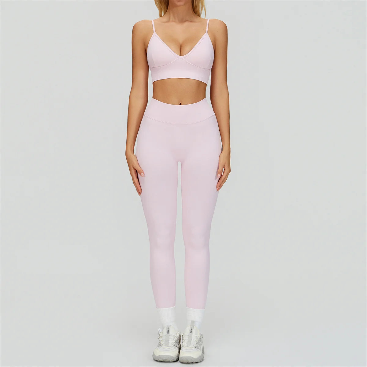 2 or 3 Piece Seamless Yoga Set – Bra, Leggings & Shorts
