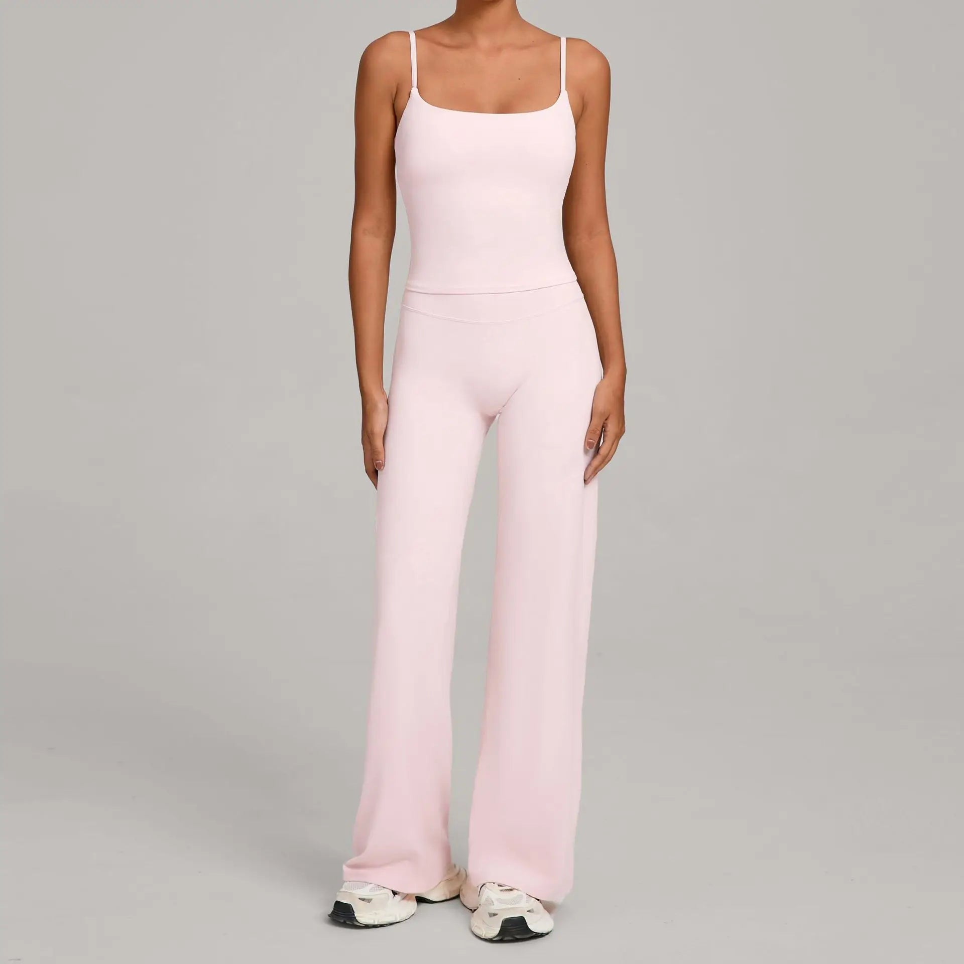 2-Piece Seamless Yoga Set – Second Skin Effect High Waist Top & Leggings