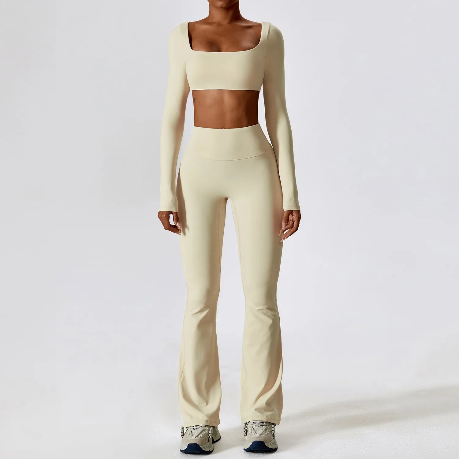 Women's Seamless 2-Piece Yoga Set — Bra & High-Waisted Leggings