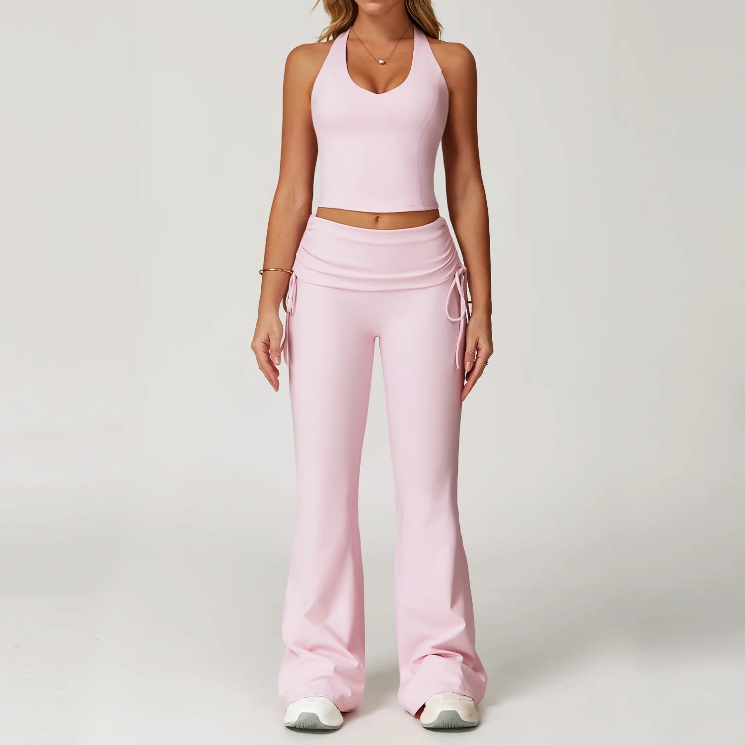 2-Piece Women's Yoga Set — Sports Bra & High-Waisted Leggings