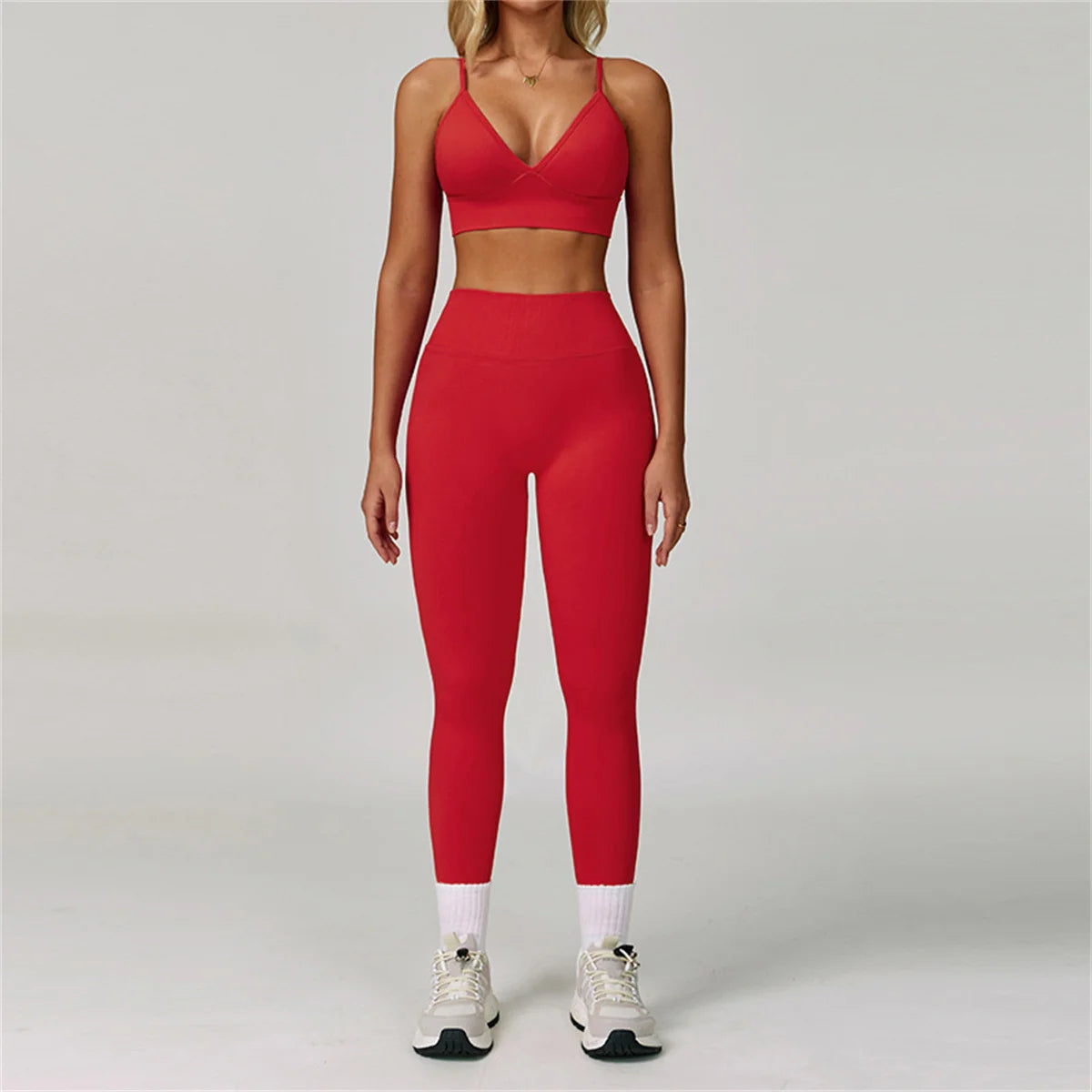 2 or 3 Piece Seamless Yoga Set – Bra, Leggings & Shorts