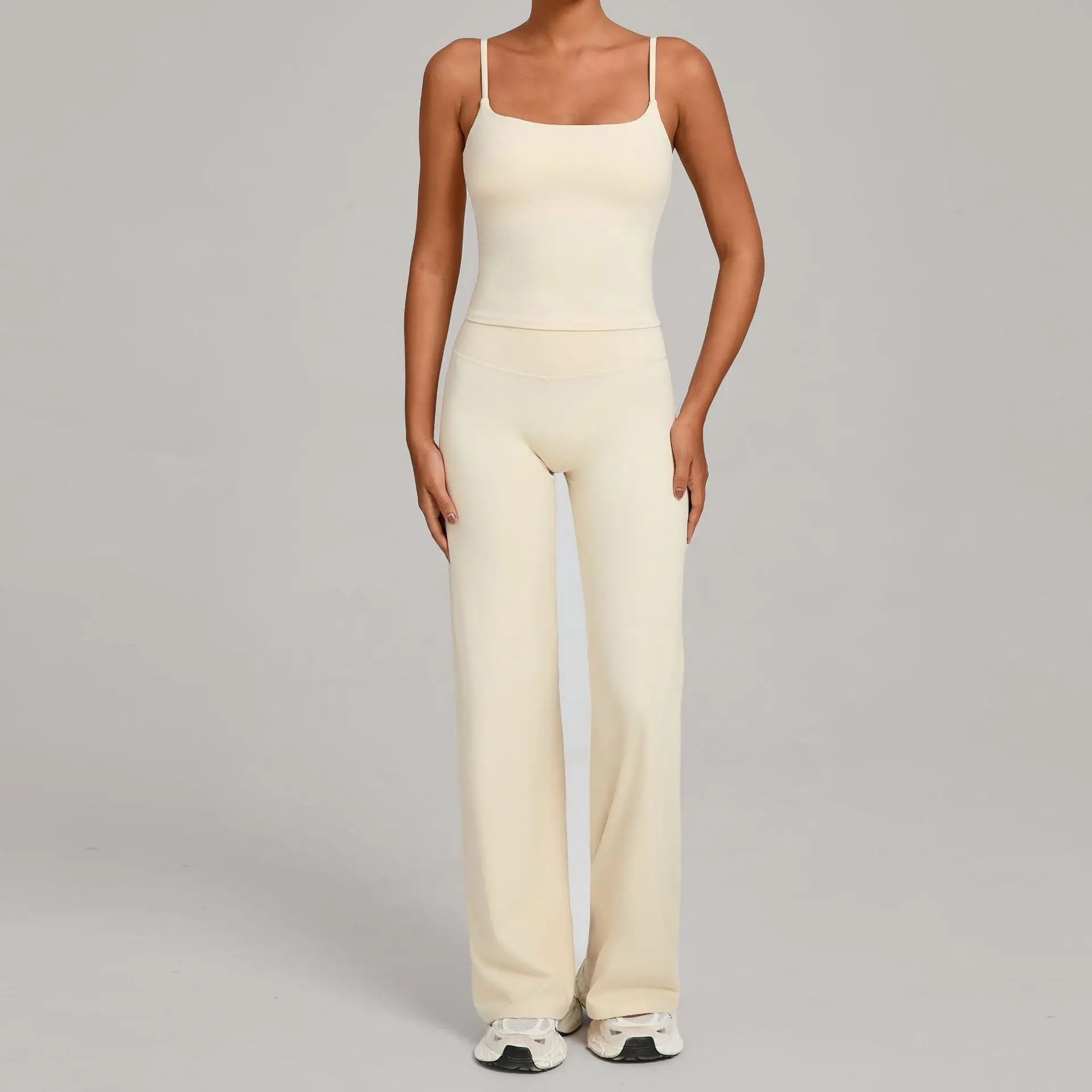 2-Piece Seamless Yoga Set – Second Skin Effect High Waist Top & Leggings
