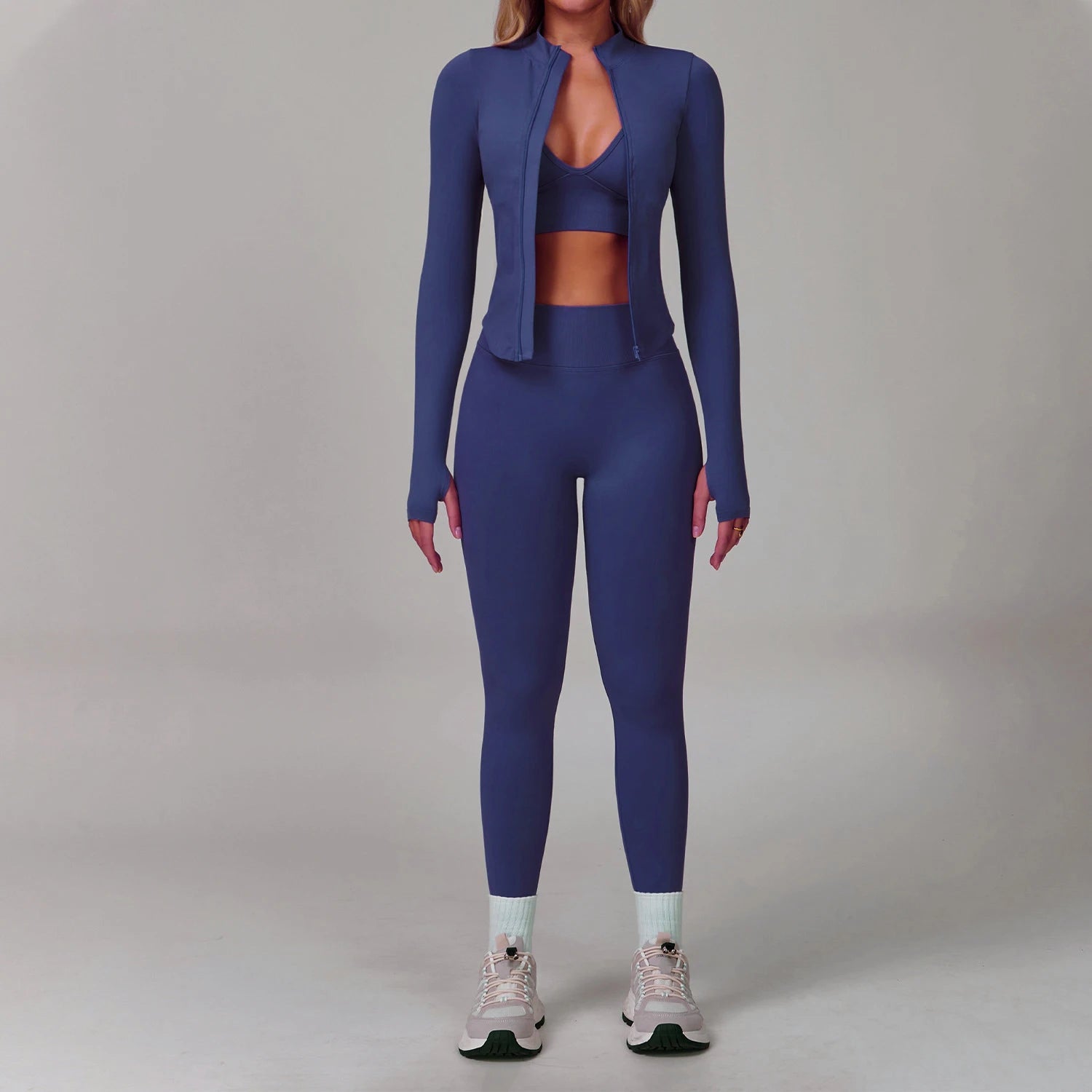 2 or 3 Piece Seamless Yoga Set – Bra, Leggings & Shorts