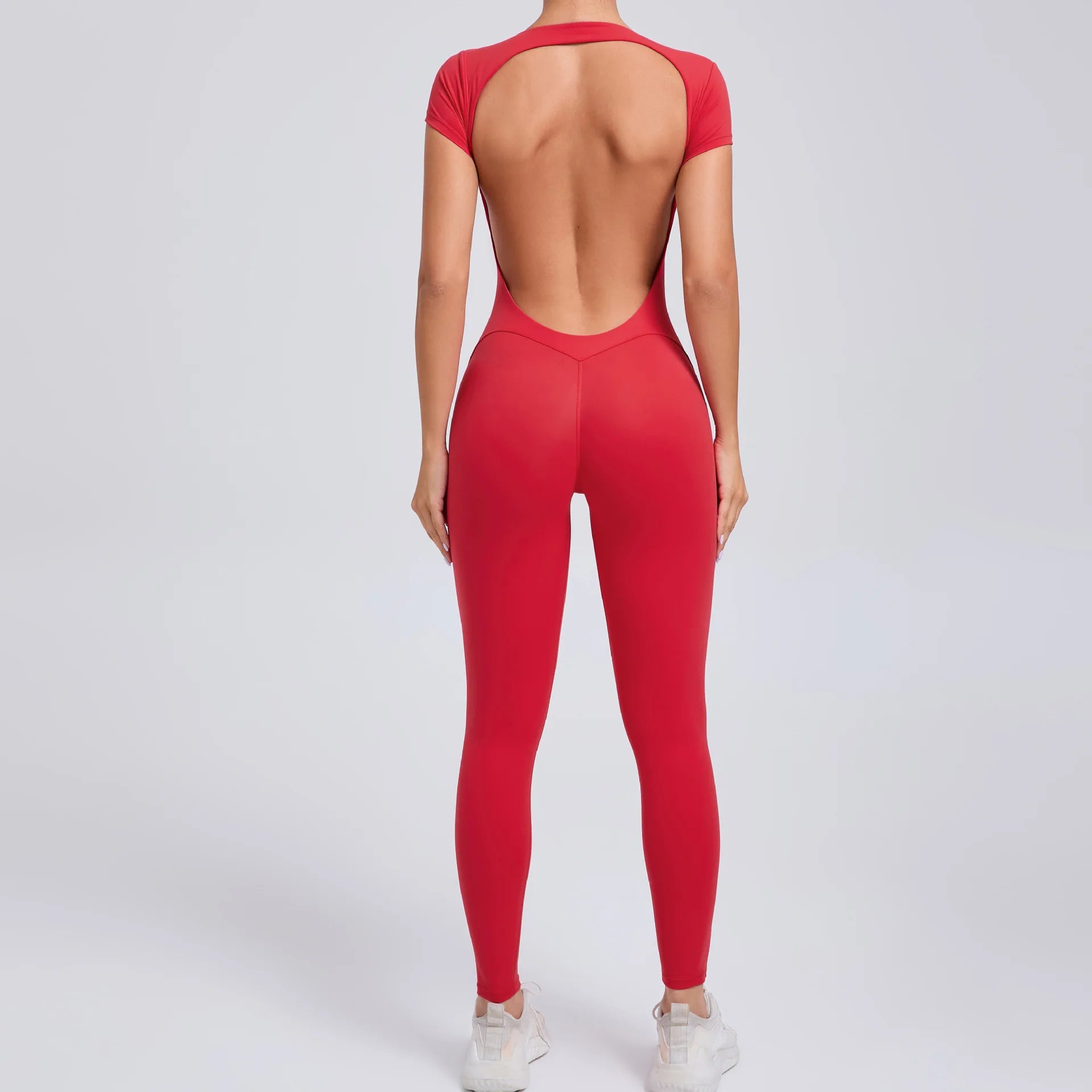 Short-Sleeve Yoga Jumpsuit – Pilates Sports Dungarees