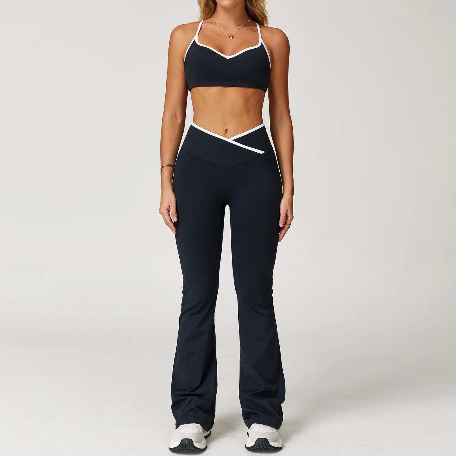 2-Piece Yoga Set - Bra & High-Waisted Shaping Leggings