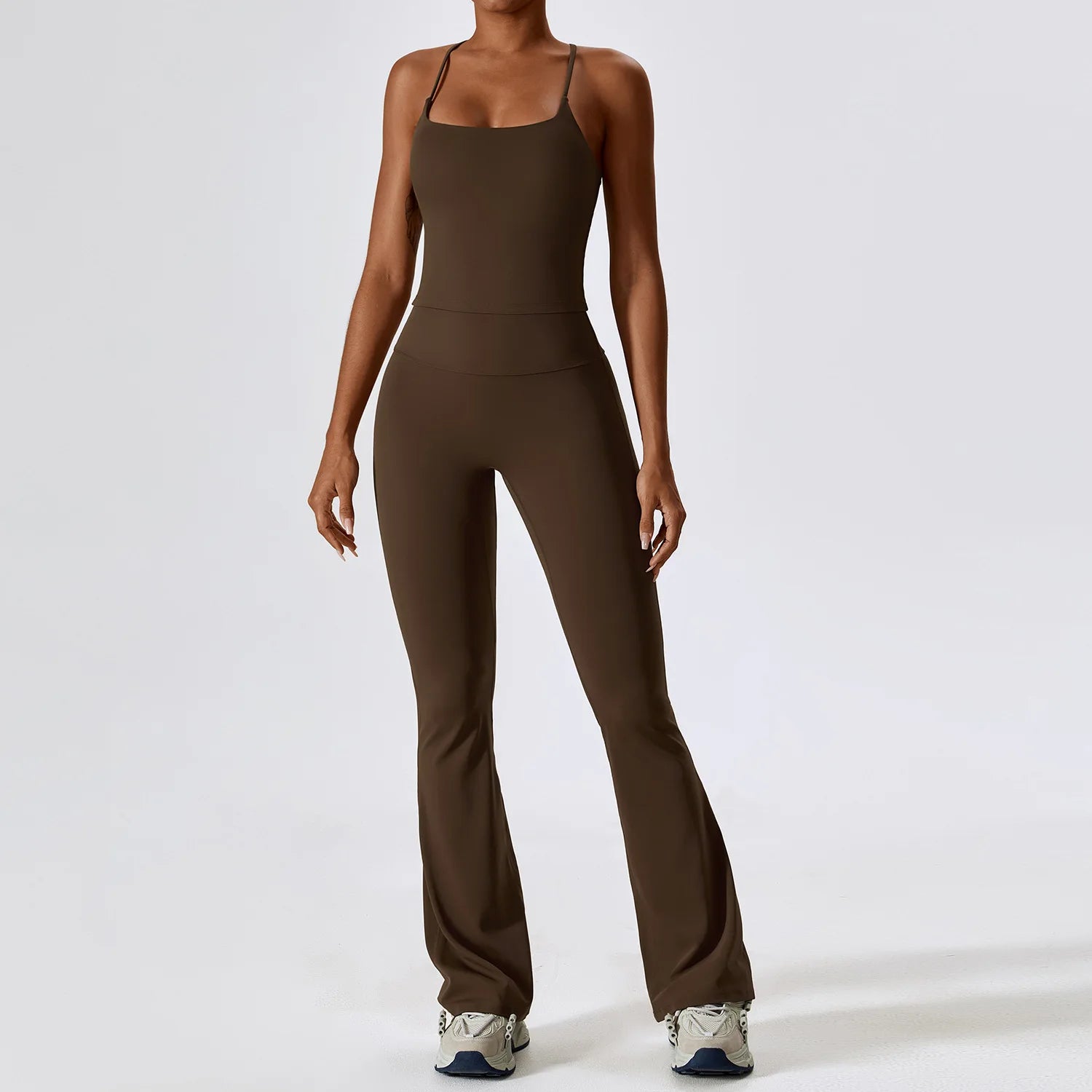 Women's Seamless 2-Piece Yoga Set — Bra & High-Waisted Leggings