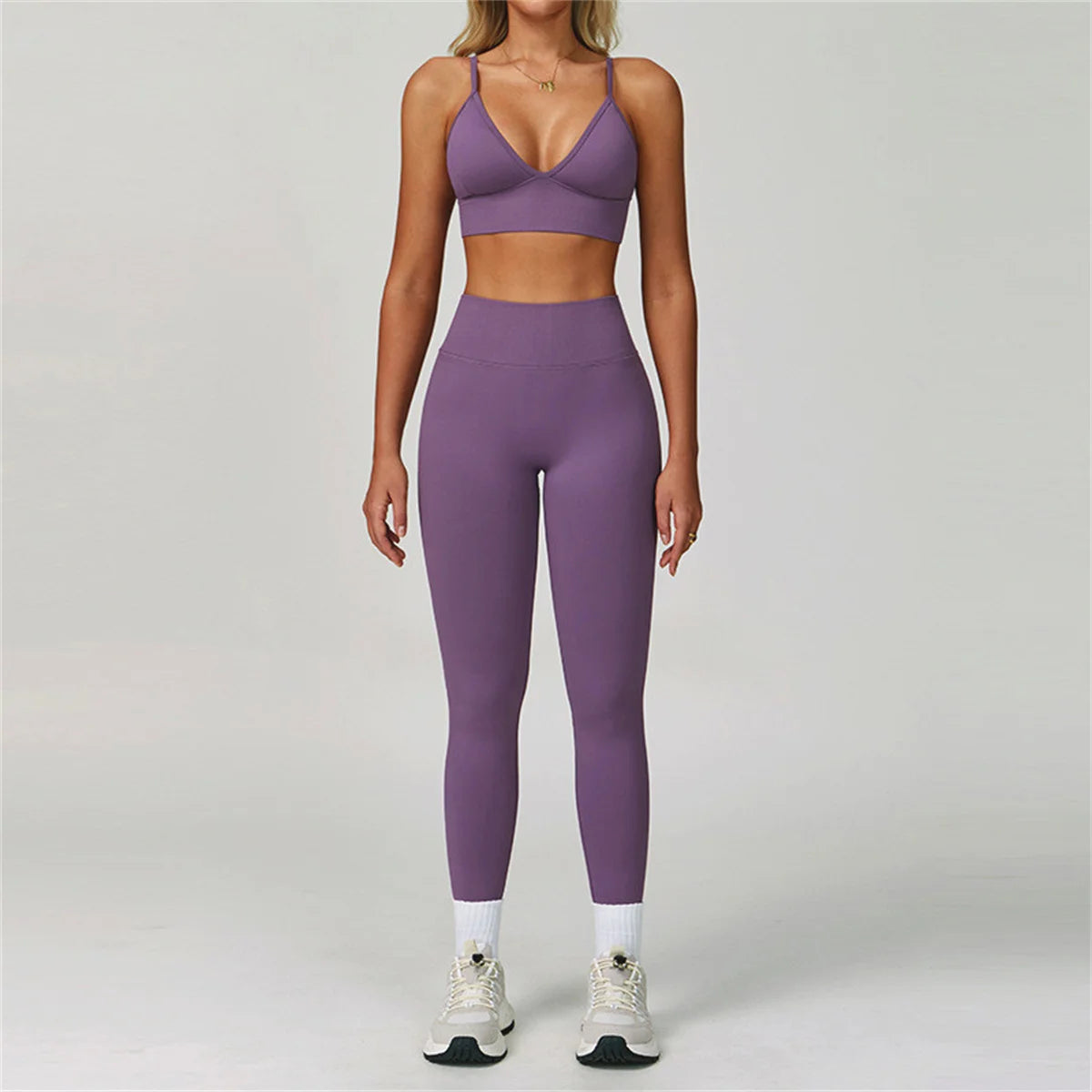 2 or 3 Piece Seamless Yoga Set – Bra, Leggings & Shorts