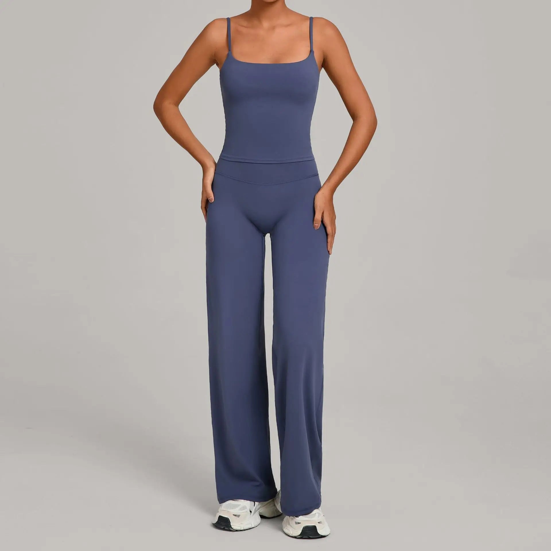 2-Piece Seamless Yoga Set – Second Skin Effect High Waist Top & Leggings